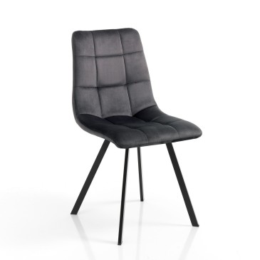Tomasucci Toffee stol betrukket med fløjlslignende stof | kasa-store