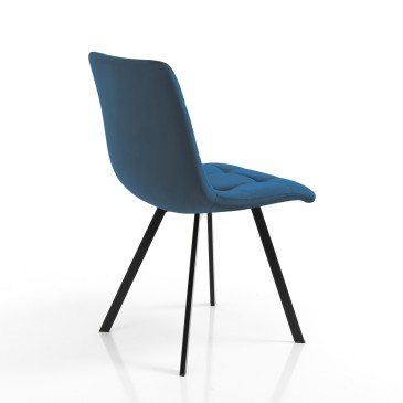 Tomasucci Toffee stoel bekleed met fluweelachtige stof | kasa-store