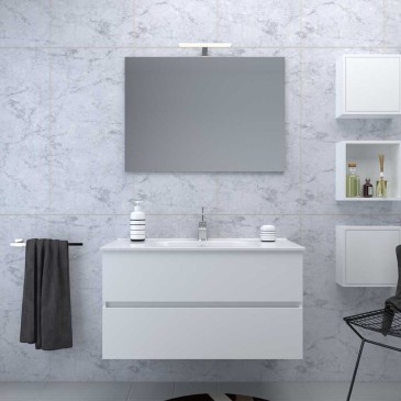 completo bagno Aygo bianco lucido