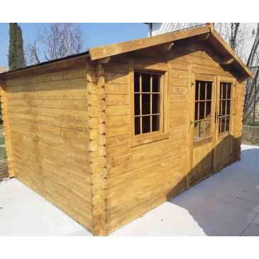 Ines di Losa wooden house made of impregnated fir