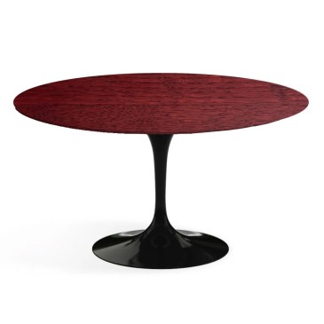 Tulip table re-edition ROUND solid wood top diam. 90 cm, 107, 120 and 127 cm