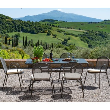 Cambi rectangular outdoor table by Emu, available in different sizes