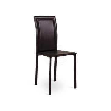 Net chair with imitation leather covering, elegant and refined.
