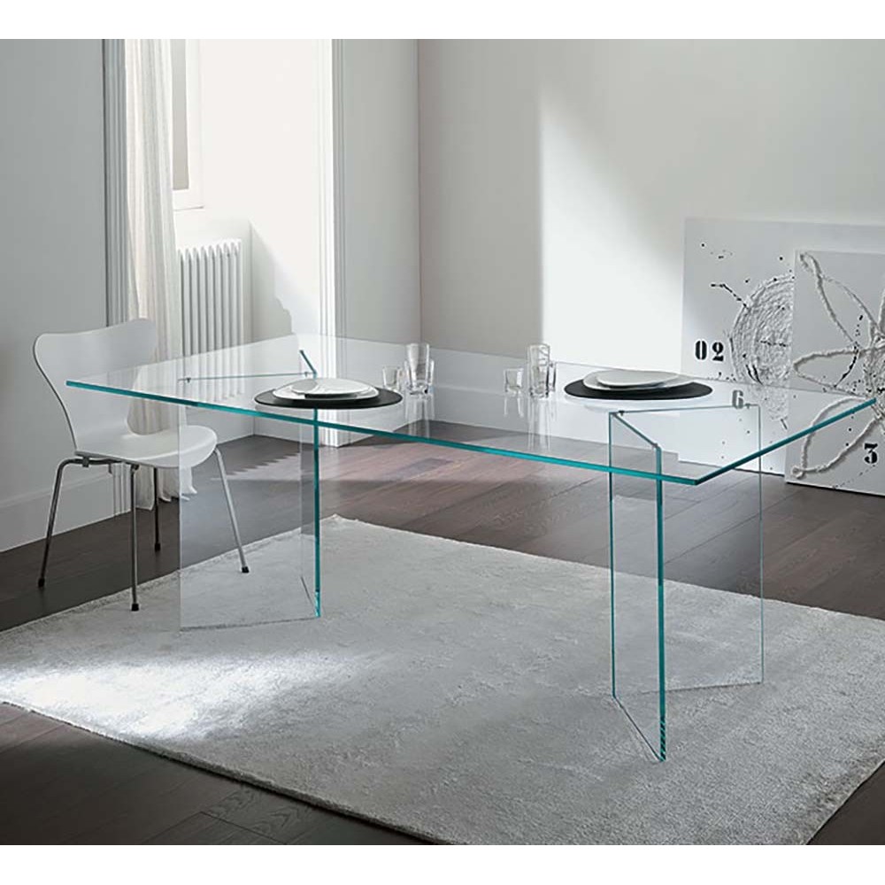 Tavolo in vetro Bacco di Tonelli design | kasa-store