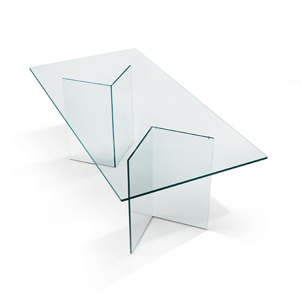 Bacco glass table by Tonelli design | kasa-store