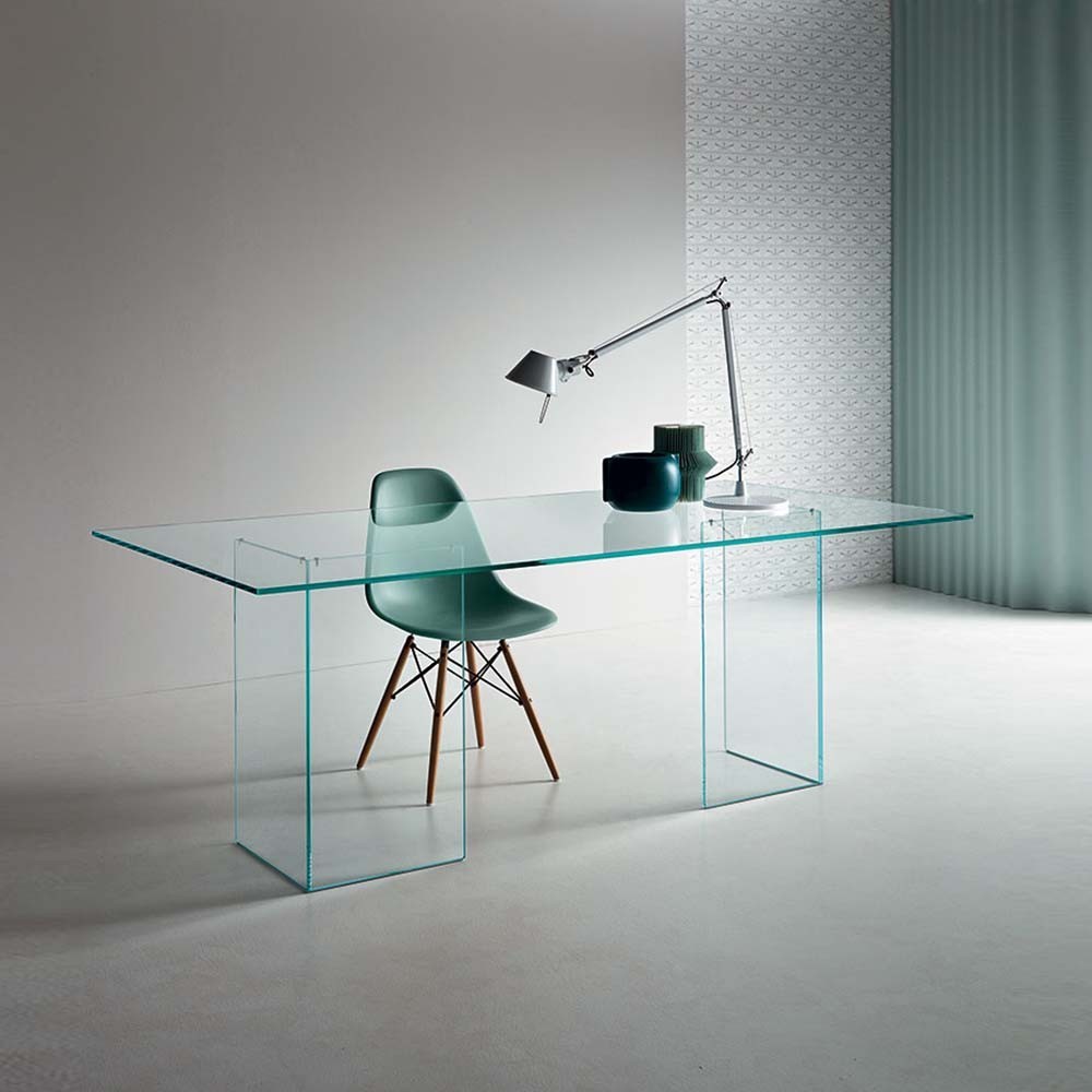 Bacco glass table by Tonelli design | kasa-store