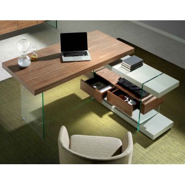 Moderni ja tyylikäs puinen työpöytä Angel Cerdà | kasa-store