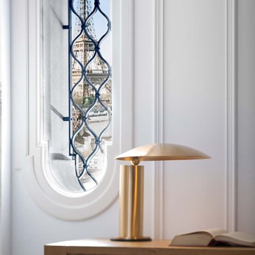 Lampe de table Washington par Lumen Center Italia conçue par Jean-Michel Wilmotte