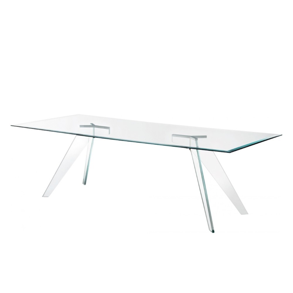 Glas Italia Alister fixed table with