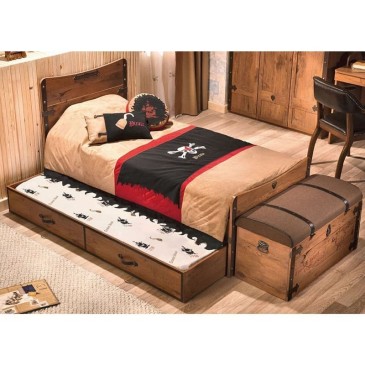 Dormitorio completo para niños con temática Pirata | kasa-store