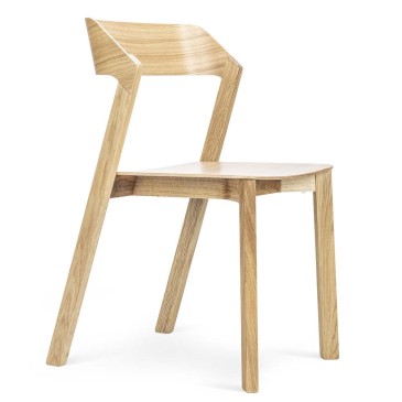 Ton sedia Merano in legno indicata per living | kasa-store