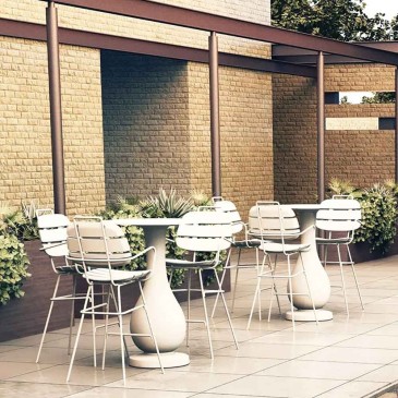 Σταθερό τραπέζι Slide Ottocento Up για εσωτερικούς και εξωτερικούς χώρους | kasa-store