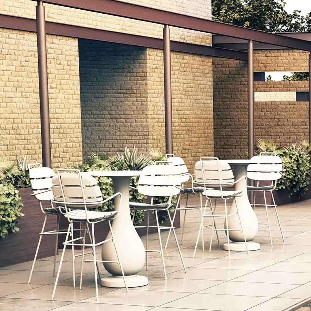 Slide Ottocento Up fast bord til indendørs og udendørs | kasa-store