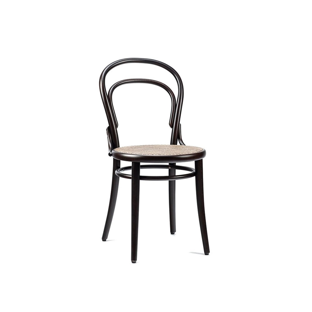 Ton set 2 chairs model 14 covered in Vienna straw | kasa-store