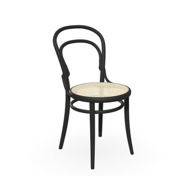Ton Set 2 Stühle Modell 14 mit Wienerstroh bezogen | kasa-store