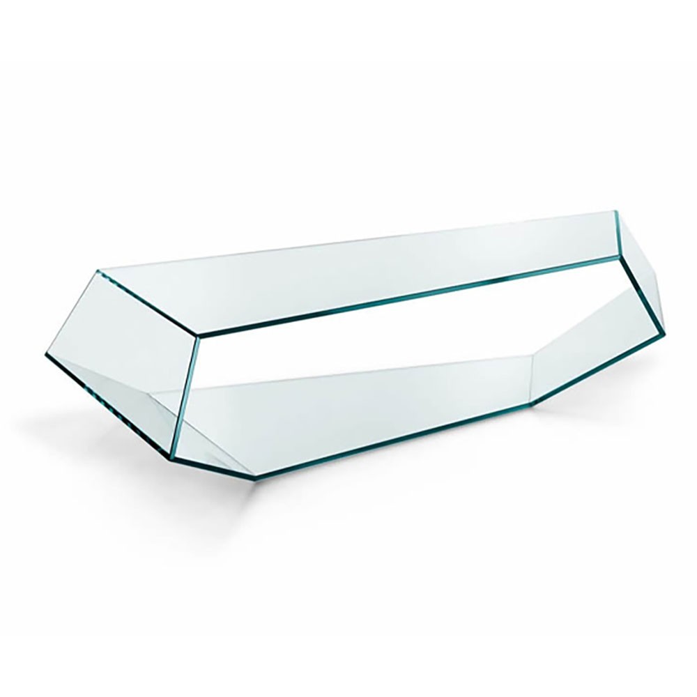 Tonelli Design Dekon 2 salontafel in glas | kasa-store