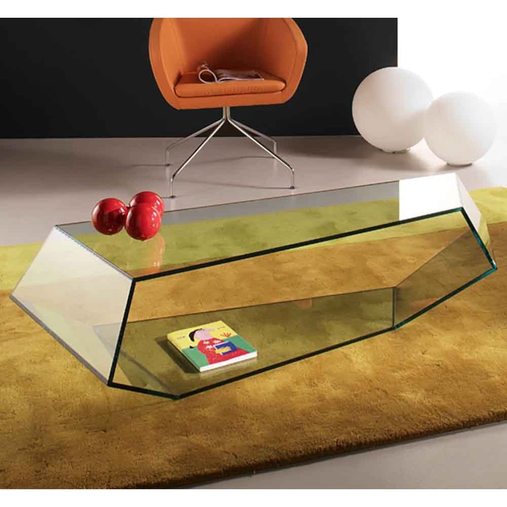 Mesa de centro Tonelli Design Dekon 2 em vidro | kasa-store