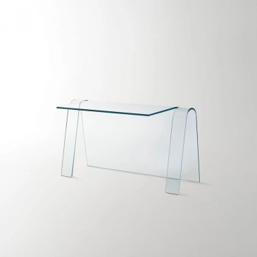 Glas Italia Folio glass desk | kasa-store