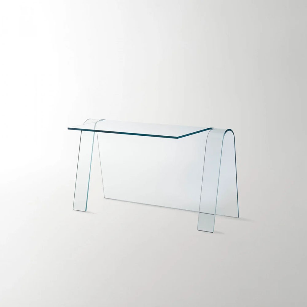 Glas Italia Folio glass desk | kasa-store