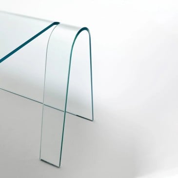 Glas Italia Folio skrivebord i glass | kasa-store