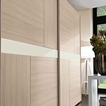 Grace wardrobe with two doors model Quadro by MCS Mobili