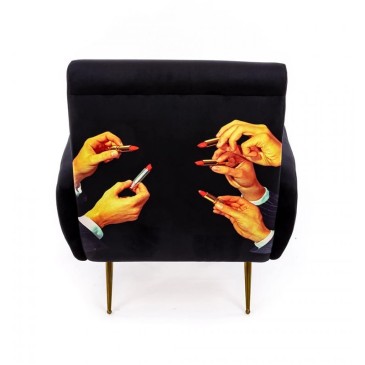Seletti Back Lipsticks Sessel, entworfen von Toiletpaper | Kasa-Store