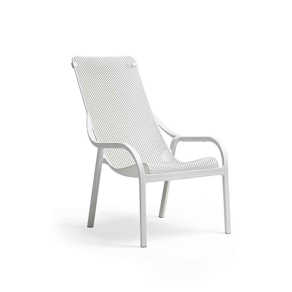 nardi net lounge sedia bianco