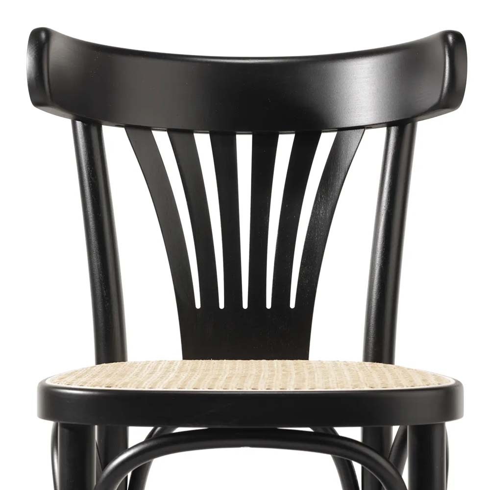 Ton set de 2 chaises modèle 56 recouvertes de paille de Vienne | kasa-store
