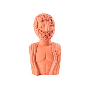 Seletti Poppea e Man busto in terracotta collezione Magna Graecia