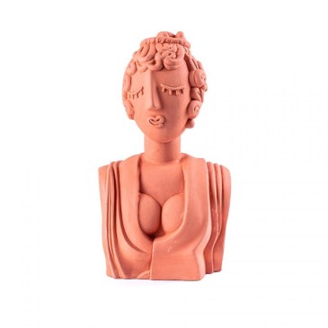 Seletti Poppea og Man terracotta buster | kasa-store