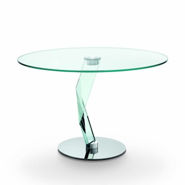 Tonelli Design Bakkarat High Round Glass Table | kasa-store