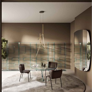 Tonelli Design Bakkarat High Round Glass Table | kasa-store