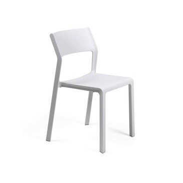 Nardi Trill bistro set de 6 chaises d'extérieur pour bars et restaurants en polypropylène Made in Italy