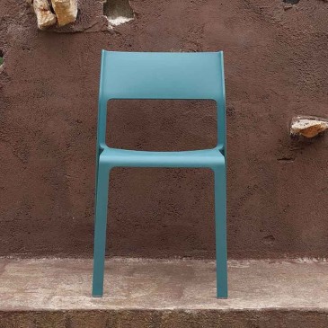 Nardi Trill Bistrot Set aus sechs stapelbaren Outdoor-Stühlen | kasa-store