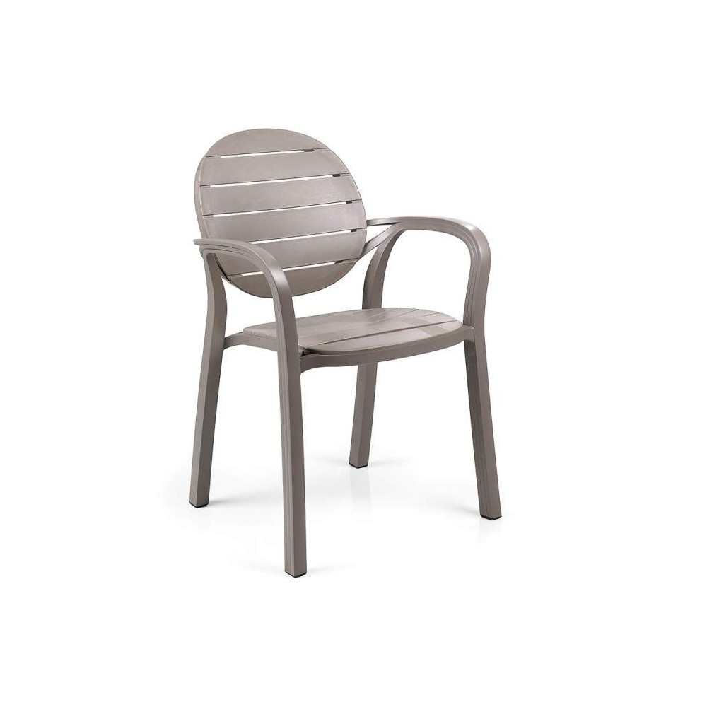 Nardi Palma chaise de jardin empilable avec accoudoirs | kasa-store