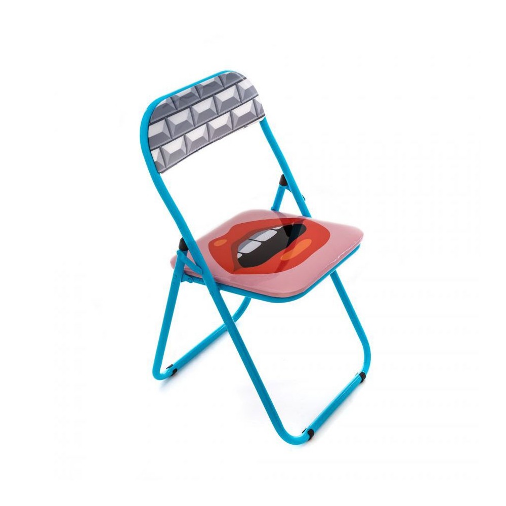 Conjunto de 4 cadeiras dobráveis Seletti em vários acabamentos | kasa-store