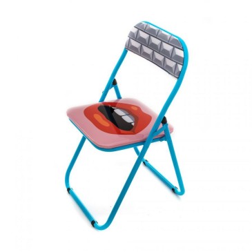 Σετ Seletti με 4 πτυσσόμενες καρέκλες σε διάφορα φινιρίσματα | kasa-store