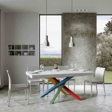 Volantis Multicolor table by Itamoby extendable up to 440 cm in different finishes