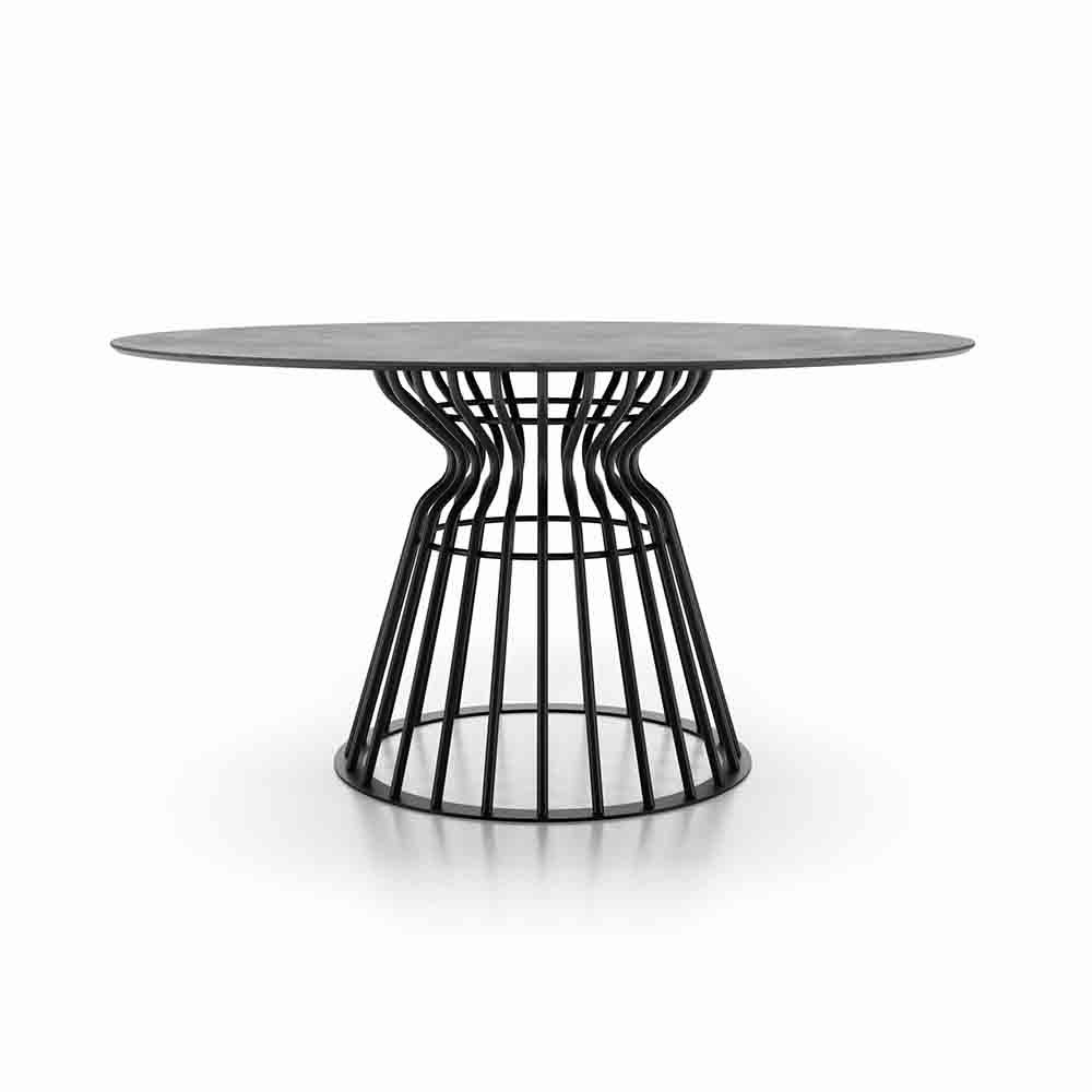 Dall'Agnese Bomber stoneware round table | kasa-store