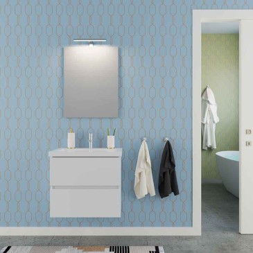 Κρεμαστό ντουλάπι μπάνιου Manhattan 60 σε διάφορα φινιρίσματα | kasa-store