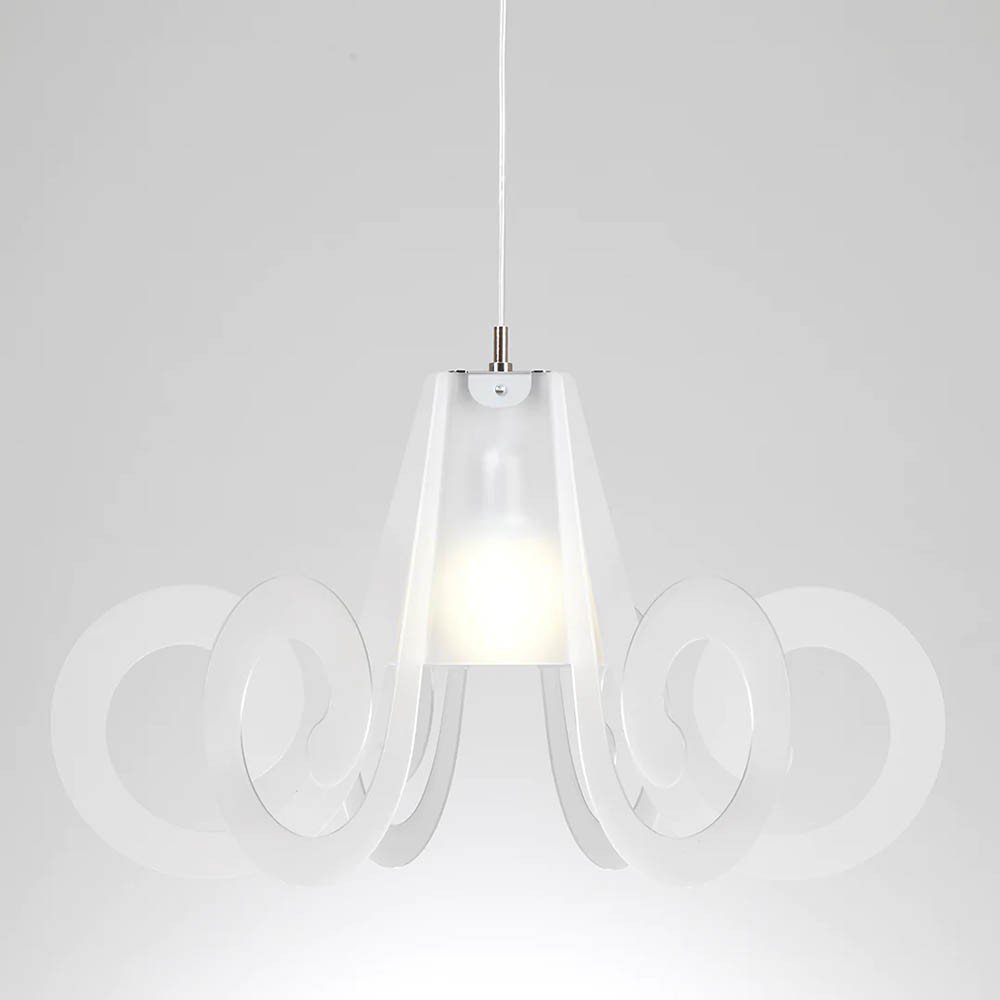 Lámpara de suspensión Emporium Ricciolo en plexiglás | kasa-store