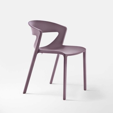Kastel Kikka one set 4 chaises en polypropylène | kasa-store