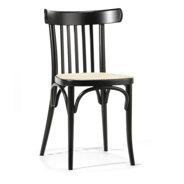 Ton set de 2 chaises modèle 763 en paille de Vienne | kasa-store