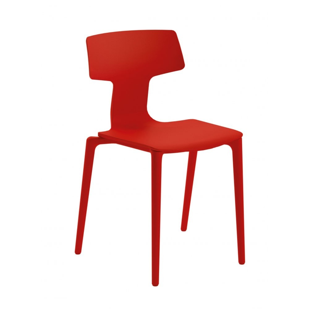 Colos split sedia rosso