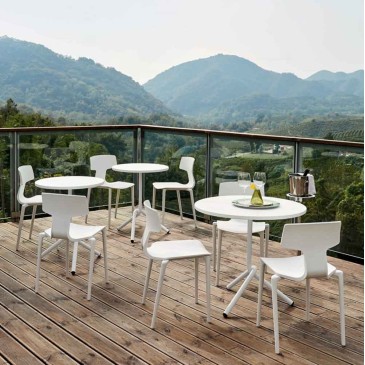 Colos Split set of 4 polypropylene chairs | kasa-store