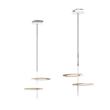 Icons Hula Hoop hanglamp in aluminium | kasa-store