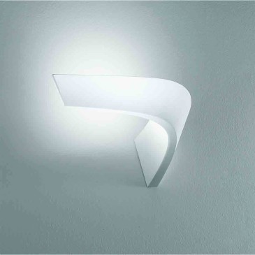 icone boomerang lampada a parete bianco