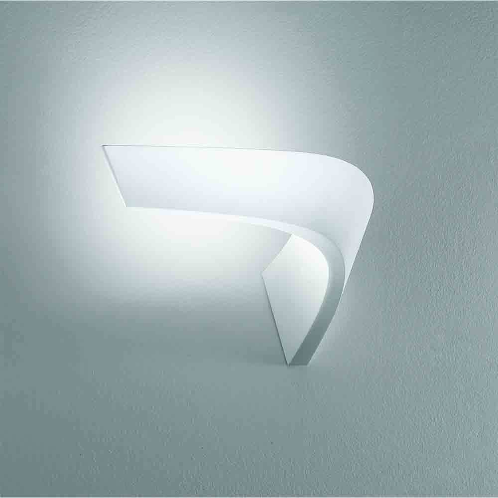 icone boomerang lampada a parete bianco