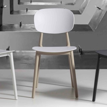 Cadeira moderna La Seggiola Fly disponível em dois acabamentos | kasa-store