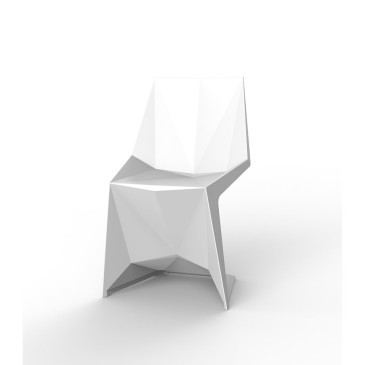 Vondom Voxel conjunto de 4 cadeiras empilháveis em polipropileno | kasa-store